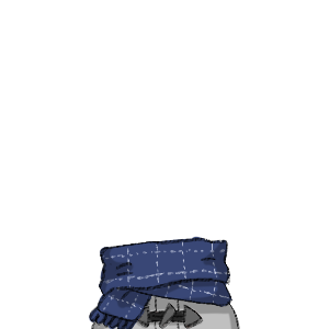 青マフラー