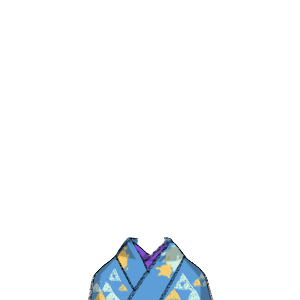 キモノ青